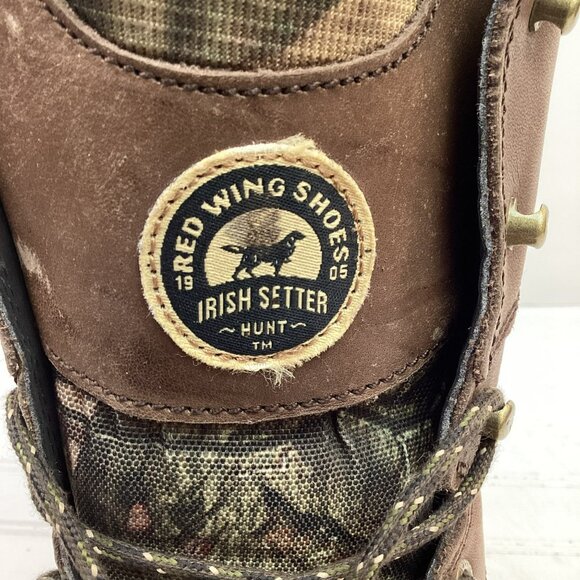 Red Wing Irish Setter Hunt 840 Havoc Mens 14 D Leather Camo Gore-Tex Boots Thin - Picture 12 of 16